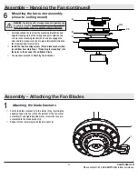 Preview for 11 page of HAMPTON BAY TUCSON 51548 Use And Care Manual