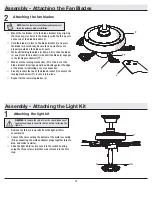 Preview for 12 page of HAMPTON BAY TUCSON 51548 Use And Care Manual