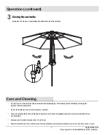 Preview for 7 page of HAMPTON BAY UCA171057-HAZE Use And Care Manual