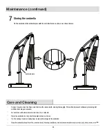 Preview for 24 page of HAMPTON BAY UXM05205A-Red Use And Care Manual