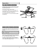 Preview for 18 page of HAMPTON BAY YG269AP-MWH Use And Care Manual