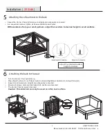 Preview for 5 page of HAMPTONBAY Lounge 65-518333B Use And Care Manual