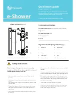 Preview for 1 page of Hamwells e-Shower Quick Start Manual