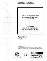 Hamworthy DORCHESTER DR90L-CE Installation, Commissioning And Servicing Instructions preview