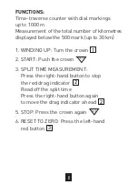 Preview for 8 page of Hanhart ClassicTimer Tachymaster 50 Instruction Book & Guarantee