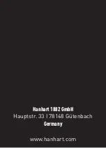 Preview for 28 page of Hanhart PROFIL 25 Guarantee & Instructions For Use