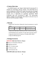 Preview for 4 page of Hank Electronics Co., Ltd. HKW001EUS1 Operating Instructions Manual