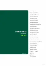 Hanns.G HL203 User Manual preview