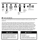 Preview for 3 page of Hanover 9710203 User Manual