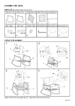 Preview for 3 page of Hanover Denver DEN3PC-TAN Assembly Instructions