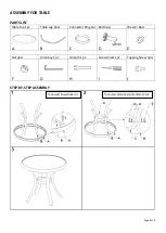 Preview for 4 page of Hanover Denver DEN3PC-TAN Assembly Instructions