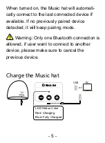 Preview for 7 page of HANPURE Music hat User Manual