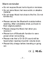 Preview for 9 page of HANPURE Music hat User Manual