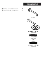 Hans Grohe 27413003 Instructions For Use And Assembly Instructions preview