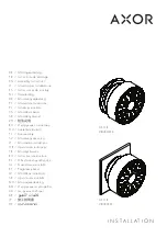 Preview for 1 page of Hans Grohe AXOR 28464 Series Assembly Instructions