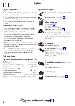 Preview for 4 page of Hans Grohe Axor Citterio M Instructions For Use/Assembly Instructions