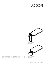 Hans Grohe AXOR Massaud 18011009 Instructions For Use/Assembly Instructions preview