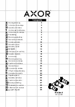 Hans Grohe AXOR Massaud 18113180 Assembly Instructions Manual preview