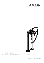 Preview for 1 page of Hans Grohe AXOR Montreux 16553007 Instructions For Use/Assembly Instructions