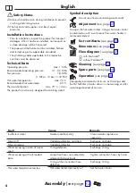 Preview for 4 page of Hans Grohe Cento L 14802000 Instructions For Use/Assembly Instructions