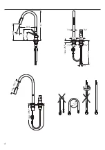 Preview for 4 page of Hans Grohe Citterio M 34822 1 Series Installation/User Instructions/Warranty