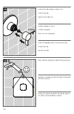 Preview for 22 page of Hans Grohe Clubmaster Pressure Balance Shower Set With Rough 04907 0 Series Installation/User Instructions/Warranty