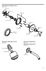 Preview for 31 page of Hans Grohe Clubmaster Pressure Balance Shower Set With Rough 04907 0 Series Installation/User Instructions/Warranty