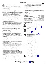 Preview for 3 page of Hans Grohe Croma Select E Unica Set 26581 3 Series Instructions For Use And Assembly Instructions