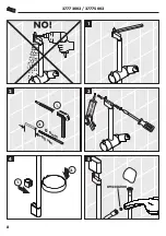 Preview for 8 page of Hans Grohe Croma Select E Unica Set 26581 3 Series Instructions For Use And Assembly Instructions