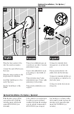 Preview for 17 page of Hans Grohe Croma Showerpipe 27169 1 Series Installation/User Instructions/Warranty