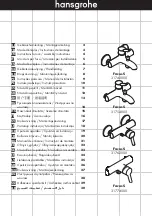 Preview for 1 page of Hans Grohe Focus S Instructions For Use/Assembly Instructions