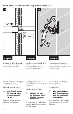 Preview for 4 page of Hans Grohe Locarno 04831 0 Series Installation/User Instructions/Warranty