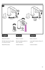 Preview for 13 page of Hans Grohe Metris S 31067 1 Series Installation/User Instructions/Warranty