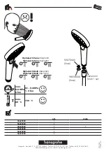 Preview for 40 page of Hans Grohe MySelect E 1jet EcoSmart Set 65 26752400 Instructions For Use/Assembly Instructions