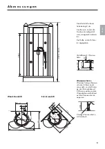 Preview for 5 page of Hans Grohe PHARO Duschtempel 115 EL 40 Manual