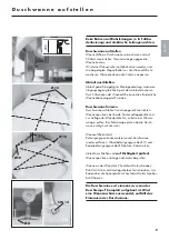 Preview for 9 page of Hans Grohe PHARO Duschtempel 115 EL 40 Manual