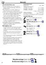 Preview for 2 page of Hans Grohe Raindance Select S 240 2jet 26466 Series Instructions For Use/Assembly Instructions