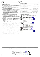 Preview for 4 page of Hans Grohe Raindance Select S 240 2jet 26466 Series Instructions For Use/Assembly Instructions