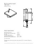 Preview for 1 page of Hans Grohe Starck X 10071001 Specification Sheet