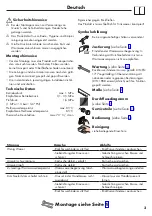 Preview for 3 page of Hans Grohe Talis E Instructions For Use/Assembly Instructions