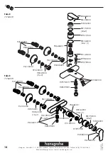 Preview for 12 page of Hans Grohe Talis E Instructions For Use/Assembly Instructions