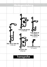 Hans Grohe Verso Fox Set 27088000 Manual preview