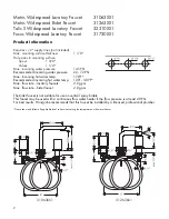 Preview for 2 page of Hans Grohe Widespread Lavatory Faucet 31263XX1 Installation Instructions / Warranty