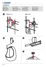 Preview for 6 page of Hansa ELECTRA 0944 0172 Installation And Maintenance Manual