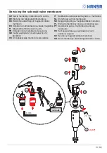 Preview for 13 page of Hansa ELECTRA 0944 0172 Installation And Maintenance Manual