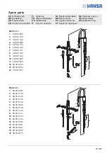 Preview for 23 page of Hansa HANSAFIT 6523 Installation And Maintenance Manual