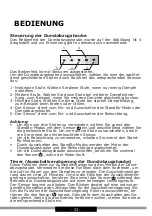 Preview for 21 page of Hansa OKP6545SH Operating Instructions Manual