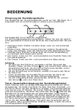 Preview for 21 page of Hansa OKP6547SH Operating Instructions Manual