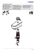 Preview for 17 page of Hansa TWIST 0954 2203 Installation And Maintenance Manual