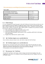 Preview for 9 page of HANSCRAFT HOT TUB WAVE User Manual